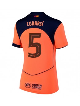 Zenske Futbalové oblečenie Barcelona Pau Cubarsi #5 2025-26 Krátky Rukáv - Tretina Zenske Futbalové oblečenie Barcelona Pau Cubarsi #5 2025-26 Krátky Rukáv - Tretina